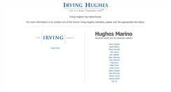 Desktop Screenshot of irvinghughes.com